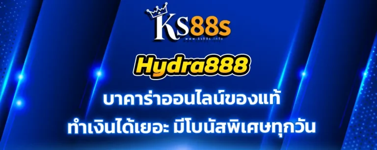 Read more about the article hydra888 บาคาร่าออนไลน์ของแท้ ทำเงินได้เยอะ มีโบนัสพิเศษทุกวัน